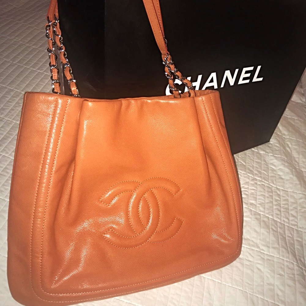 CHANEL Grand Shopping Brique Clair Tote